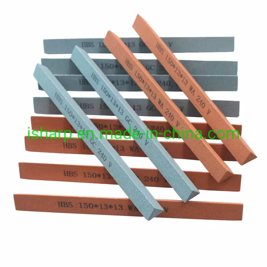 Piedras de afilar triangulares de óxido de aluminio con alta calidad